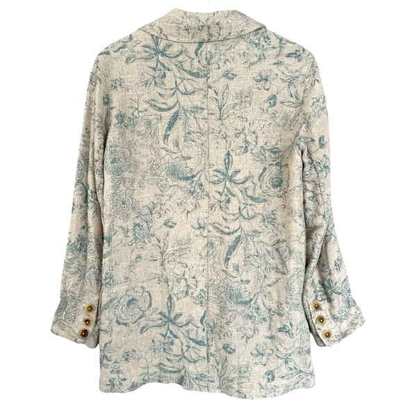 We the Free x Free People Oversized Beckett Blazer in Sage Size XS - Picture 2 of 5